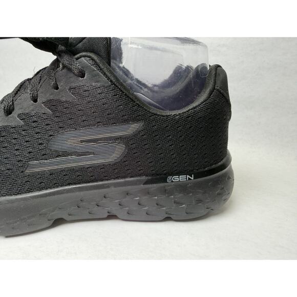 Skechers GoRun 400 Running Sneakers Womens Size 6.5 Black Lace Up Comfort 14804 - Picture 2 of 9
